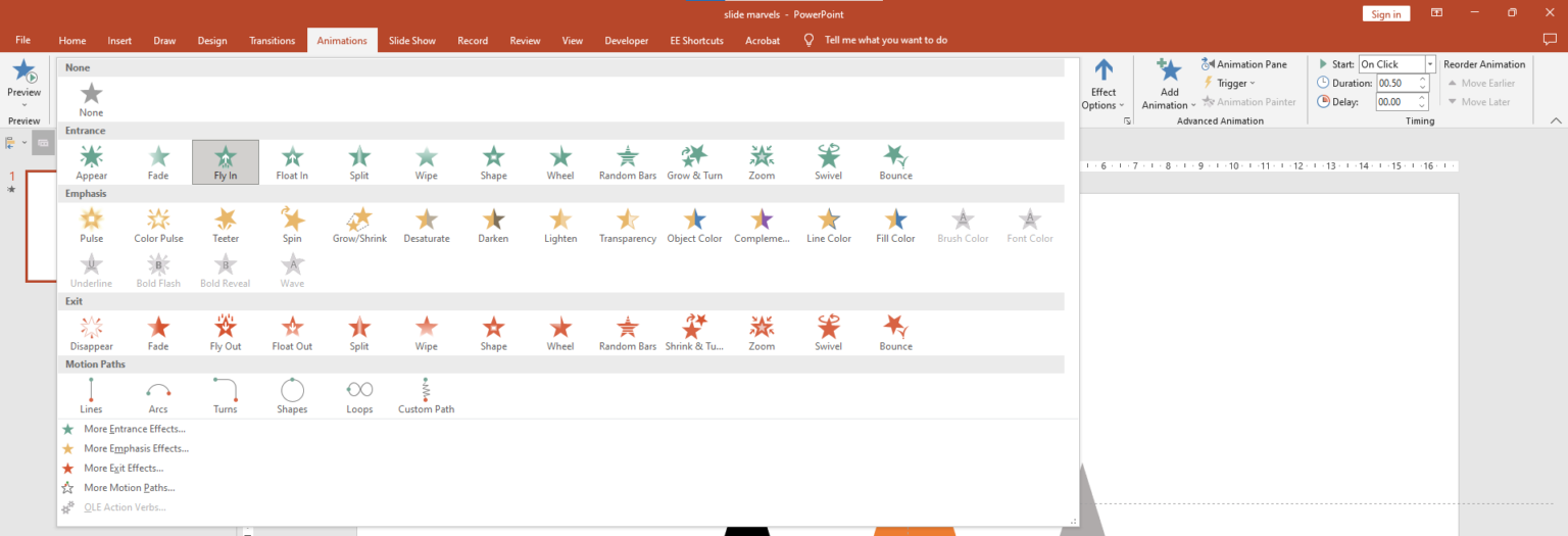 How to create Transitions and Animations in PowerPoint